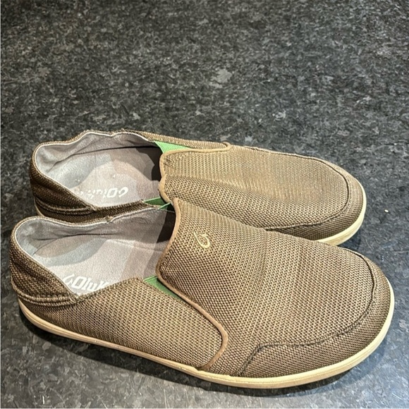 OluKai Brown Loafers Comfortable Slip-Ons - Picture 2 of 6